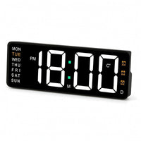 Weekday Indicator Digital Alarm Clock Battery Powered LED Alarm Clock