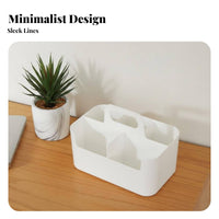 Multi-Compartment Basket with Handle Space-Saving Household Storage long-lasting