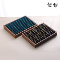 现货胡桃色40位翡翠玉镯看货收纳盘手镯手串手链柜台展示陈列道具