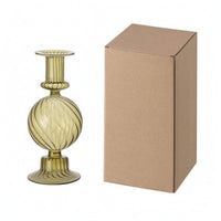 Spherical Glass Candle Holder Translucent Home Decor Elegant
