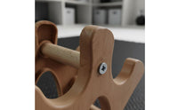 3-Tier Dumbbell Rack Space-Saving Small Dumbbell Stand Keeps Weights Organized Hand Weight Organizer for Workout Room