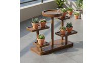 Multi-Tier Plant Stand Sturdy Home Decor Stable Base for Balcony, Living Room