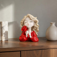 Cartoon Girl Piggy Bank Birthday Gift Girl Coin Bank Easy to Save Money