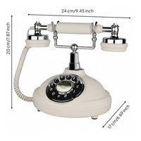Antique Design Telephone Decorative Design Vintage Rotary Phone for Home Office