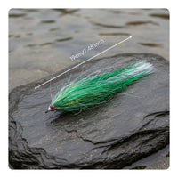 Pike Streamer Fly Highly Reflective pike Fly Lure 3D Realistic Eyes Angling Equipment
