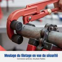 Quick-release commercial wrench with thread protection