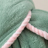 Swimming Pool Hair Towel Wrap for Women with Coral Fleece, Highly Absorbent Turban After Shower, Thickened Quick Dry Head