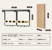 跨境家用壁挂扫帚架拖把夹阳台庭院整理收纳悬挂式清洁工具收纳架