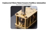 High Turning Power Gear Motor With | Vertical Output Shaft, Worm Gear Motor, for Robotics