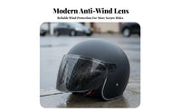 Helmet Visor Anti-Fog Face Visor Crisp Optics for Motorcyclists