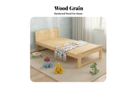 sturdy Wood Construction Slatted Pine Bed Frame Minimalist Design Wooden Slat Bed Frame No Box foundation Needed Bedroom Furniture Easy Assembly for Children, Students, Homeowners, kid's Room, Apartment