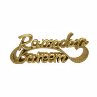 Mosque Table Sign 3D Lettering Ramadan Kareem Plaque Freestanding for Muslims