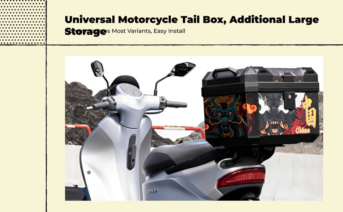 Lockable water-resistant tail box