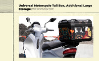Lockable water-resistant tail box