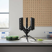 Rotating Fishing Rod Stand 360 Degree Rotation for Tackle Shop, Garage, Anglers