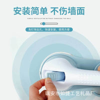 Bathroom Grab Bar No-Drill Toilet Safety Handle for Elderly, Anti-Slip Railing, Strong Suction Cup Handle