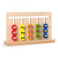 Wooden Reasoning Board Game Educational Matching Game Board Challenge Cards Learning Toy for Preschoolers