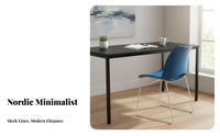 Modern Design Molded Shell Chair Nordic design Household Furniture Minimalist Indoor Furnishing Multi-Purpose for Office Workers, Homeowners, Interior Decorators, Dining Room, Kitchen, study Corner, Bedroom