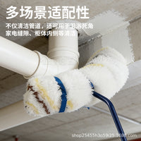 跨境专供圆形弯头圆管道滚筒刷脚手架刷子栏杆消防油漆乳胶漆专用