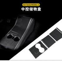 Carbon Fiber Decorative Sticker for Tesla Model 3/Y Center Console