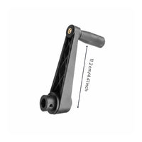 Nylon Crank Arm Foldable Machine Handle Revolving Crank Handle for Industrial Machinery, Workshop