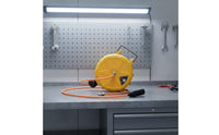 Self-Locking Mini Hose Reel Automatic Retracting Retractable Hose Reel Metal Handle Watering Gear Plastic Housing