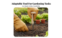 Garden T-Handle Hole Digger, Soil Auger, Planting, Fertilizing, Transplanting, Mud Land Tool