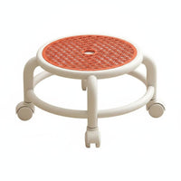 Kids Rolling Stool Rotating Seat Children's Swivel Stool Space Saving Room Furniture for Young Children, Dorm