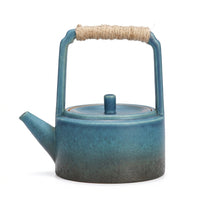 Handmade Ceramic Teapot, Light Luxury Retro Style