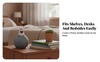 Tabletop Halloween Spirit Night Light | Playful Seasonal Character, for Bedside Table
