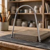 Stainless Steel Pottery Comfortable Grip Clay Bow Easy to Use