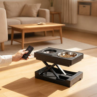 Adjustable Pet Feeder with Remote Control Elevated Electric Pet Feeding Station Ergonomic Elevated Dog Bowl Stand for Dogs, Cats