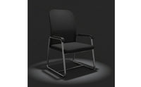 Cantilever Chair Ventilated Sled Base Chair Breathable Furniture for Guests, Students, Conference Room, Home Office
