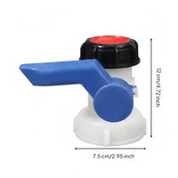 DN50 Butterfly Outlet Mechanism Easy Stream Control   Tote Outlet Mechanism Gasket Seal   Tote Adapter for Factory Workers