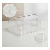 Food Display Cover with Flip Opening Versatile Pastry Cover with Flip Lid