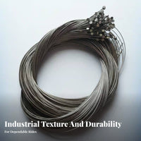 Mountain Bike Brake Wire Rust Withstand Ant Cycle Brake Inner Wire Bike Gear Selector Inner Wire Long-Lasting Stainless Steel