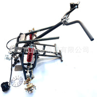 ATV DIY Four-Wheel Motorcycle Kart Accessories Modified Beach Car Front Axle Head Frame Disc Brake Suspension Rocker Arm