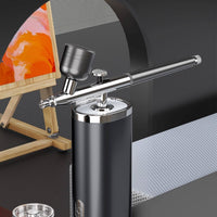 Precision Control Electric Airbrush Spray Compact twoNozzle Airbrush for Painting, Model Coloring