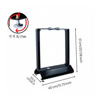 Stable Structure Motorcycle Wheel Leveler Simple Operation Motorcycle Wheel Balancing Stand Heavy-Duty Steel Construction for DIY Mechanics