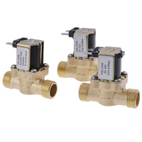全铜4分电磁阀 有压进水阀 DC12V 24v 220v太阳能热水器阀
