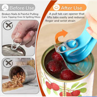 跨境新品 can opener 居家日用好物双层四代勾型开罐器厂家直销