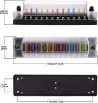 12-Way Inline Fuse Box for Car and RV 12-32V