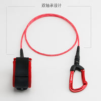 自由潜水绳锌合金潜水失手绳TPU弹力安全绳海训深度训练防丢绳