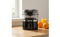 Electric Juicer with double Heads Countertop Electric Fruit Juicer Dishwasher Kitchen Appliance for Morning Kitchen Area
