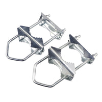 Triangular V-Type U-Bolt Antenna Clamp, M6, Zinc-Plated, for Pole Mounting
