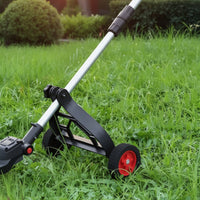 Grass Rolling Support Adjustable Height Lawn Edger Wheel Attachment