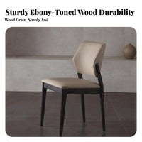 Padded Side Chair Rustic Minimalist Design Woven Seat Side Chair Nordic and design adaptable for Homeowners, Restaurant