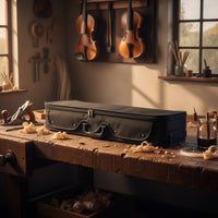 Double Violin Case Secure Double Violin Case Zippered for Music Students