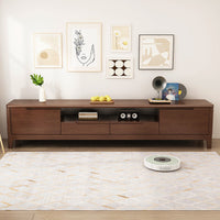 Solid Wood TV Stand, 1.5/1.8/2m Sizes, Living Room Storage, Chinese Style, Nordic