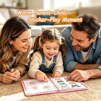 A5 Reusable Sticker Collection Binder with Storage Pages, Release Paper, Zipper Bag